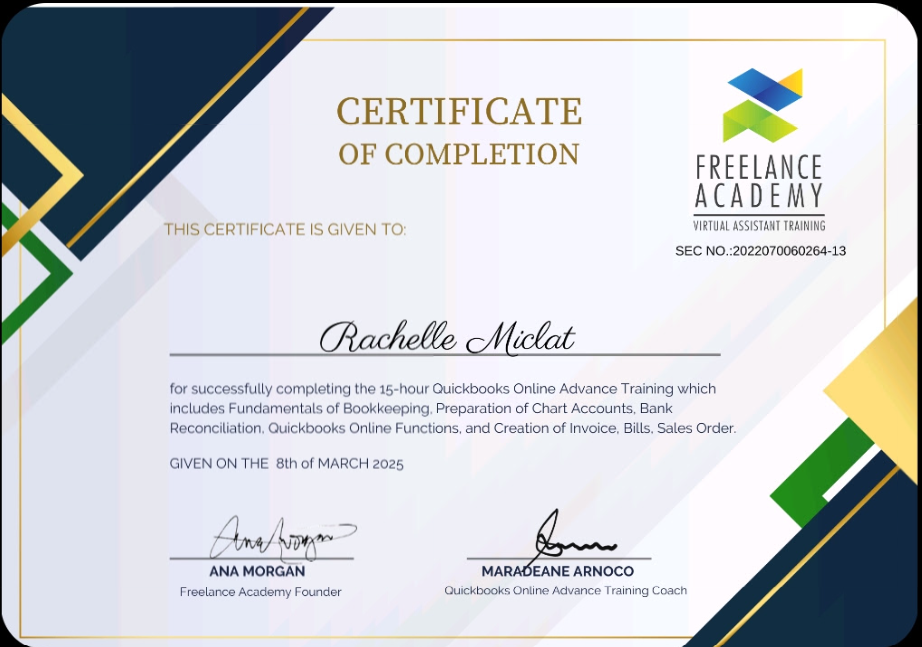 Quickbooks Online Advance Training