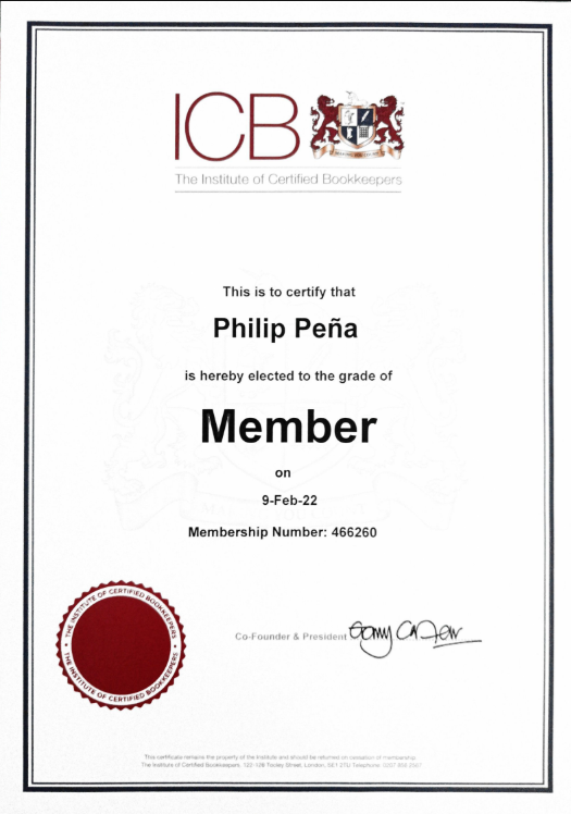 Certified Bookkeeper - UK