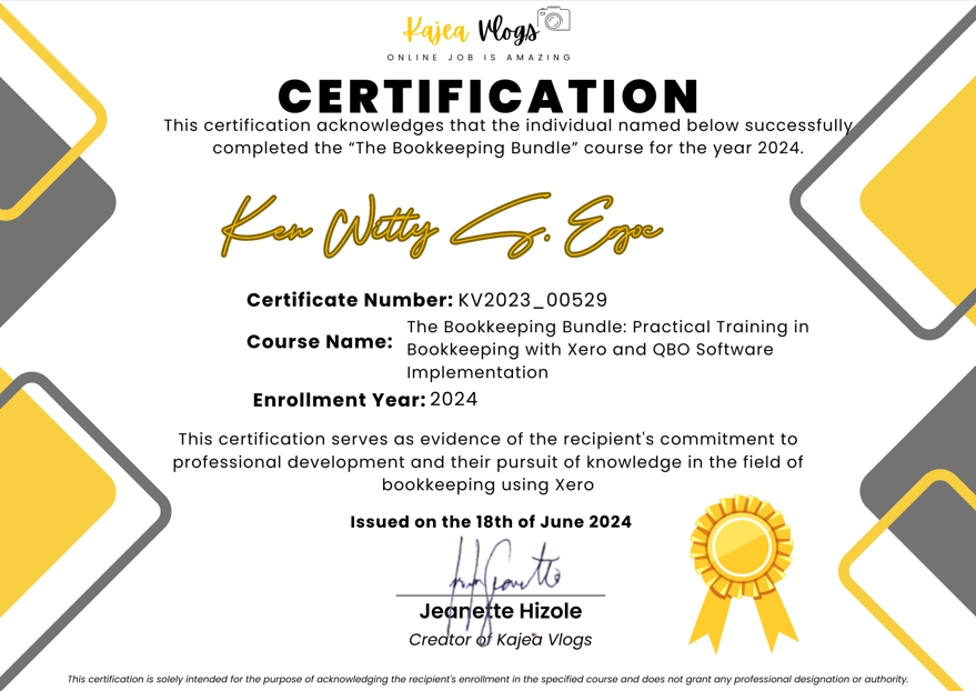 The Bookkeeping Bundle