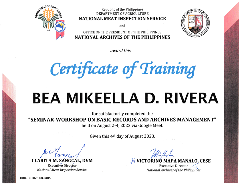 Basic Records and Archives Management