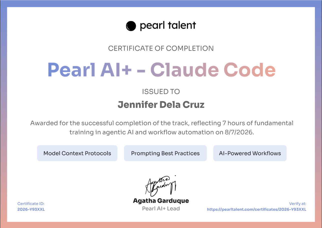 Pearl AI+ - Claude Code