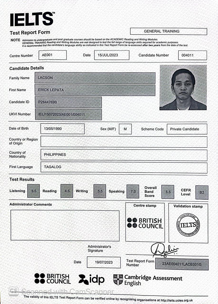 IELTS EXAM
