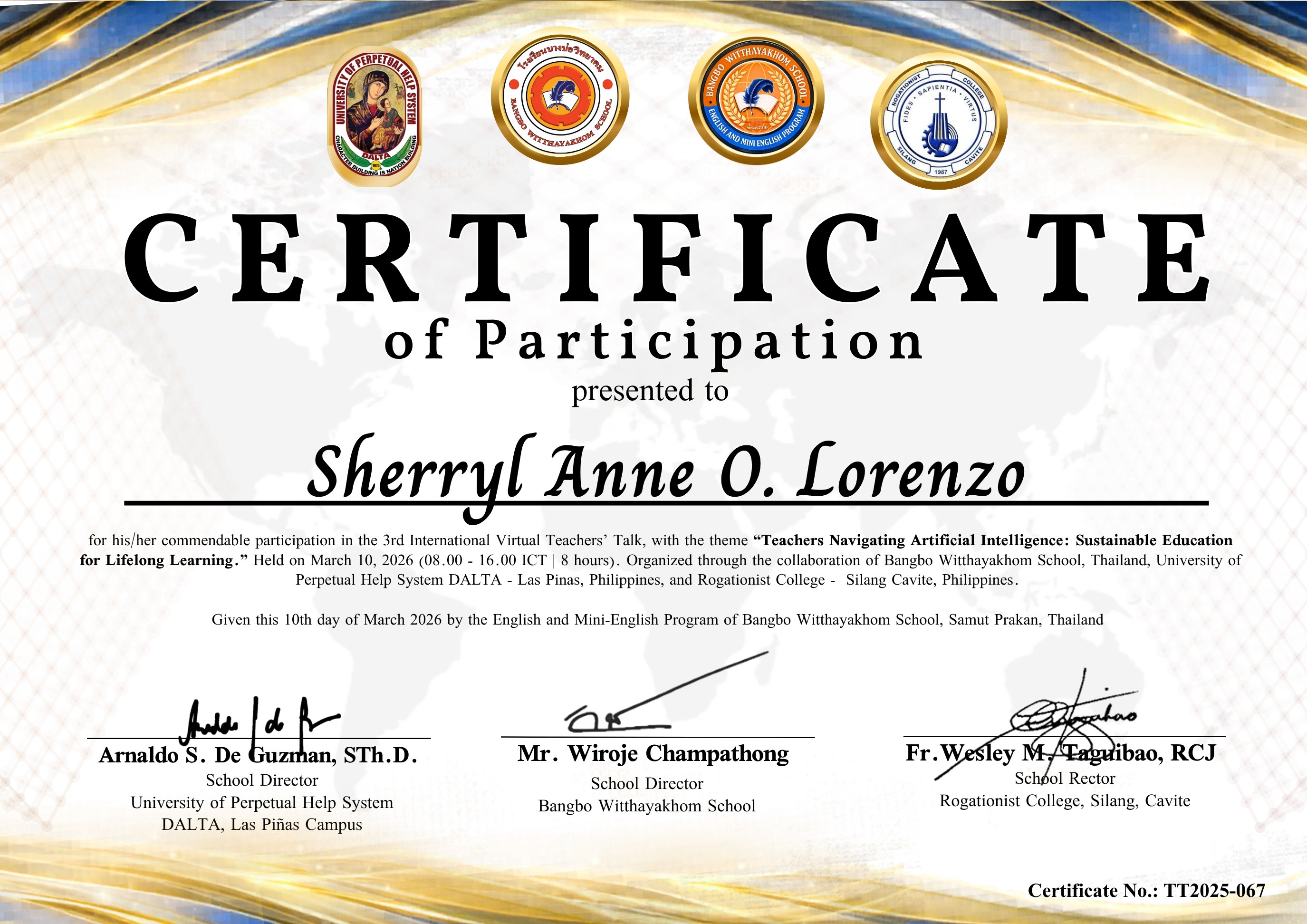 International Virtual Teachers' Talk