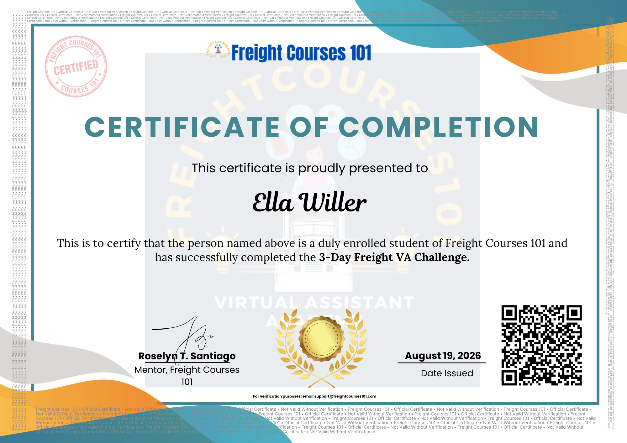 Freight VA Training