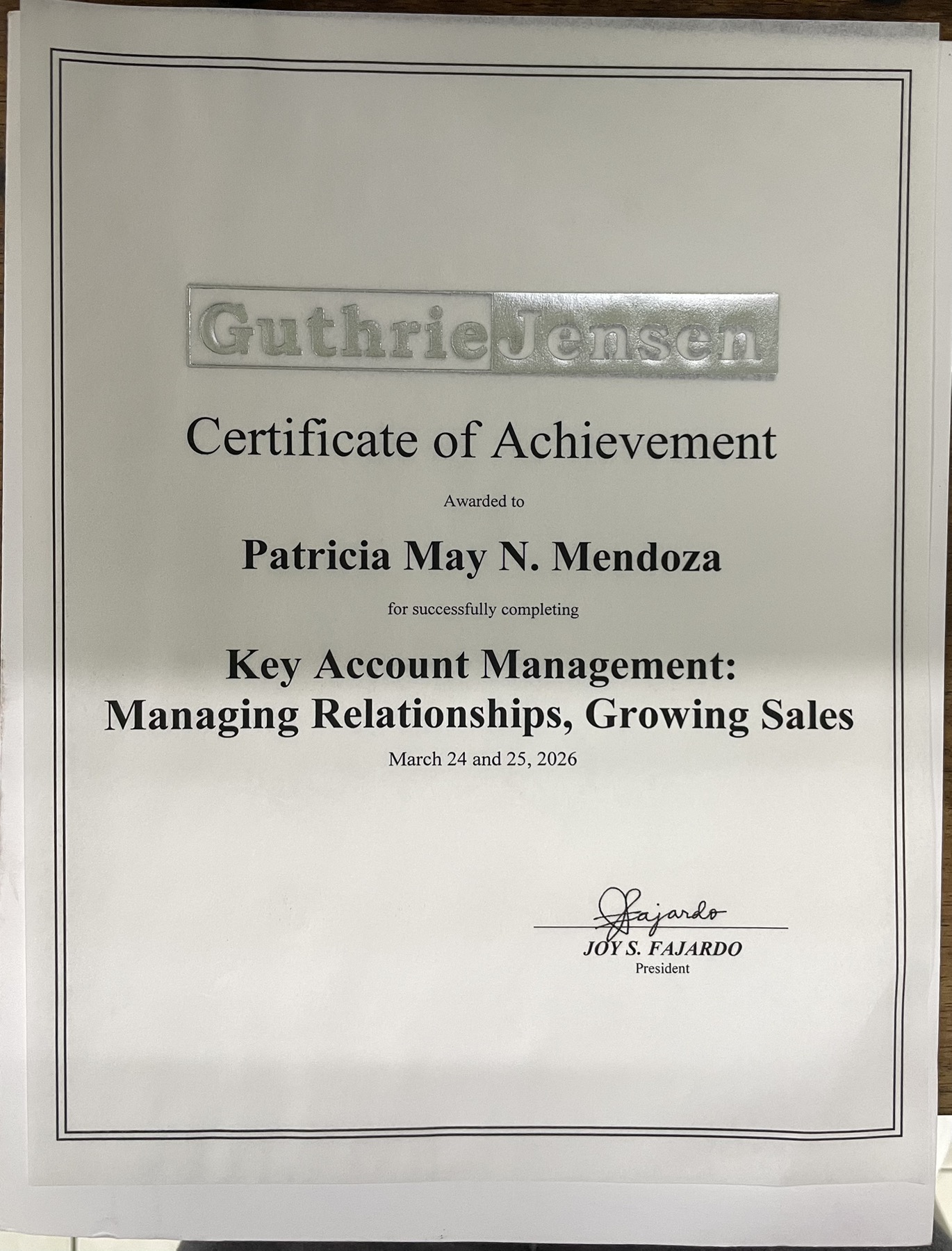 Key Account Management