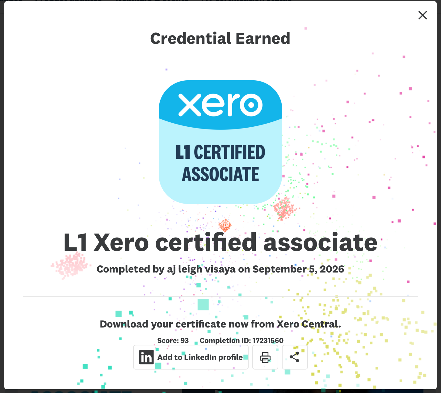 Xero Certified - L1