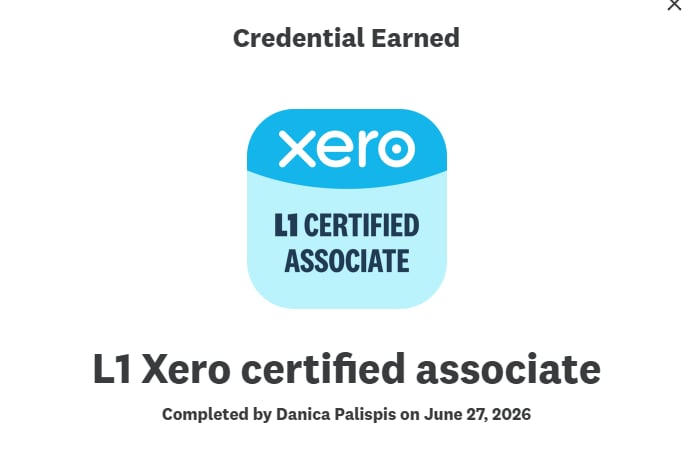 L1 Xero Certified Associate