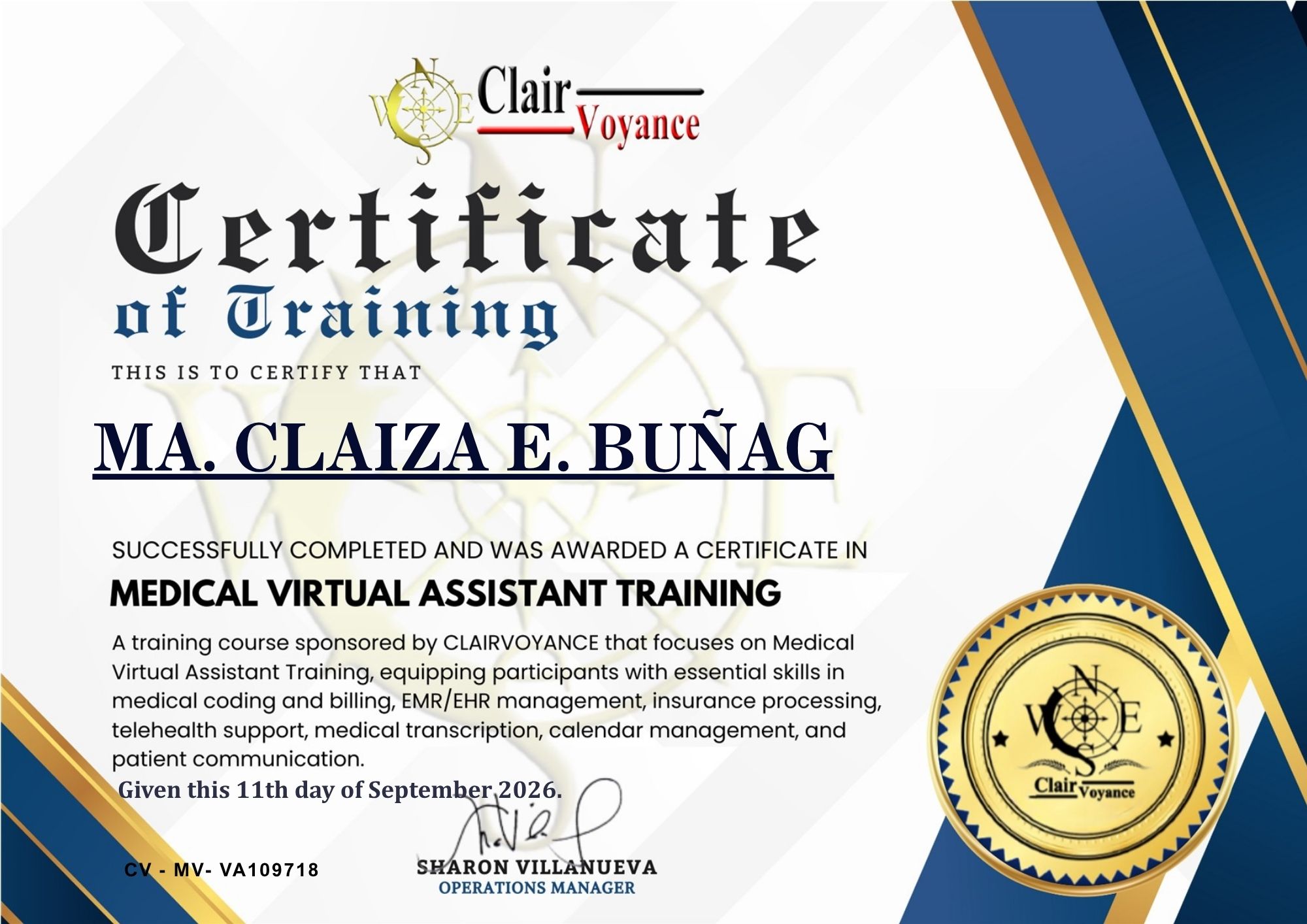 Medical Virtual Assistant Training