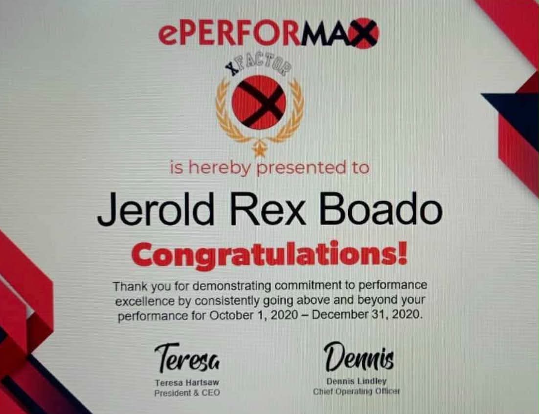 Eperformax recognition