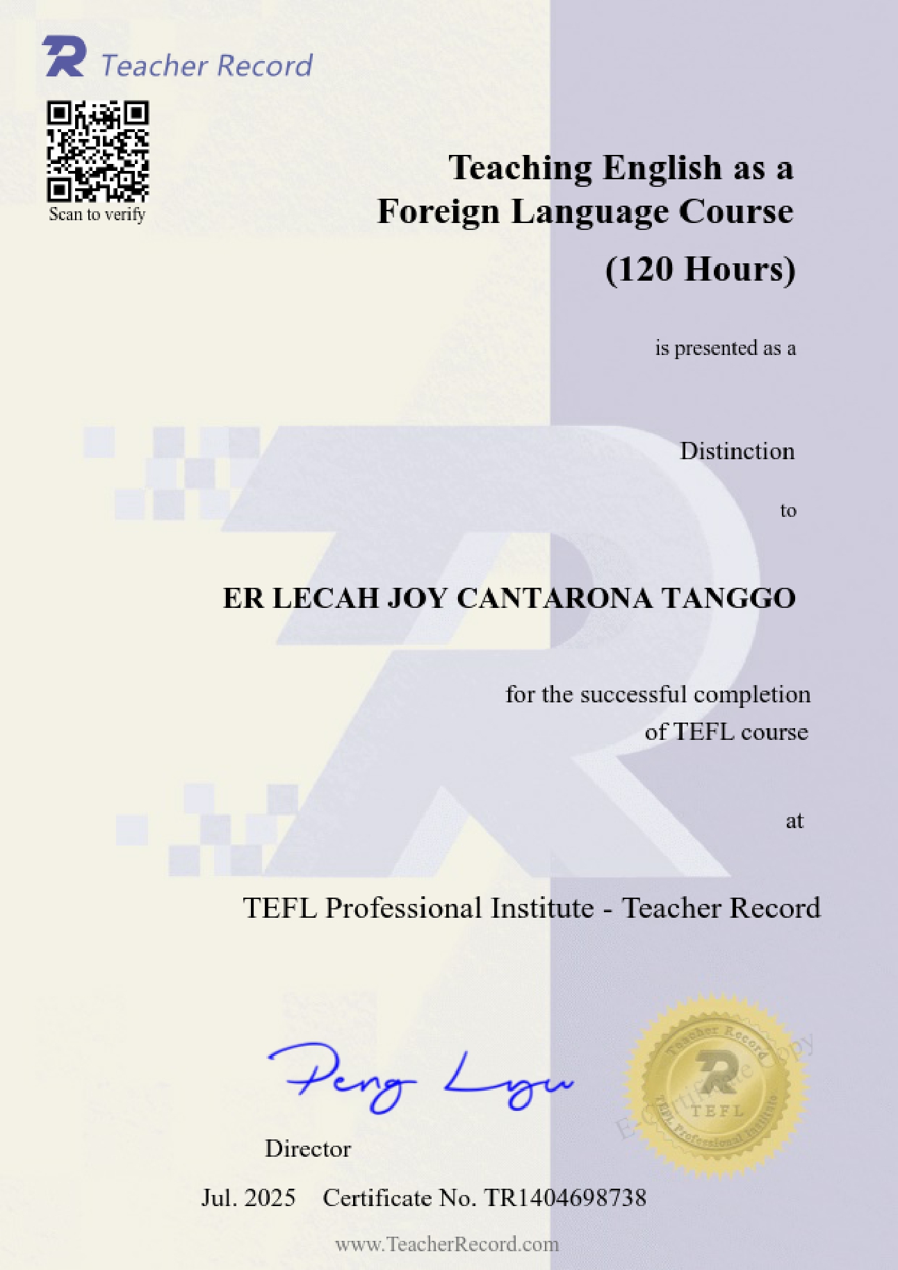 Teaching English as a Foreign Language